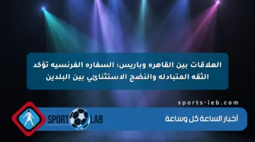 العلاقات بين القاهرة وباريس: السفارة الفرنسية تؤكد الثقة المتبادلة والنضج الاستثنائي بين البلدين